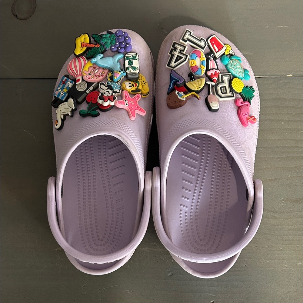 CROCS Lilac Women's Slip-On Clogs